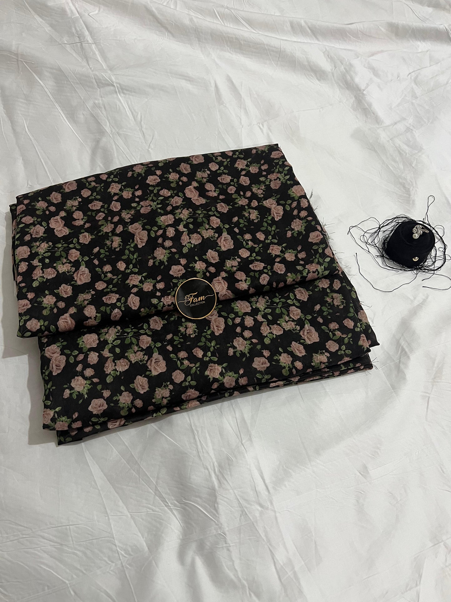 2 Piece kesariya Jacquard Fancy