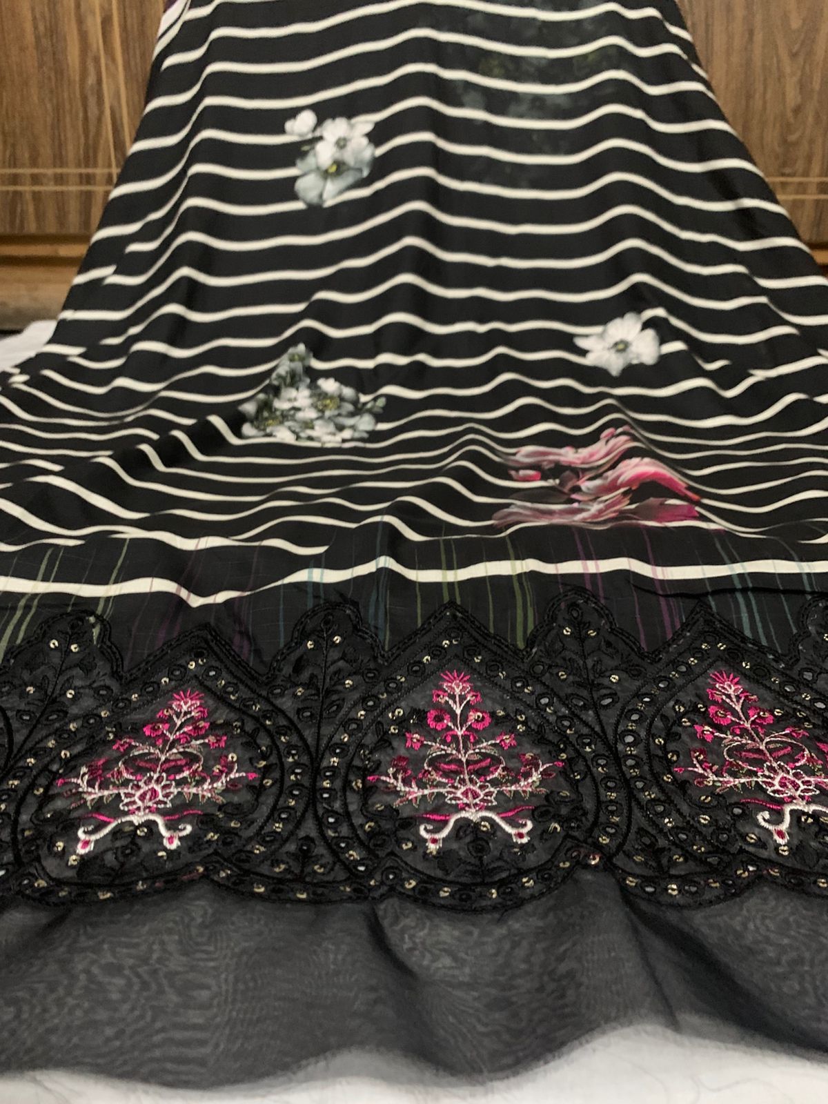 2 Piece Doriya Lilan with Shafoon Dupata  with Organza Border